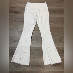 Elegant White Flare Pant